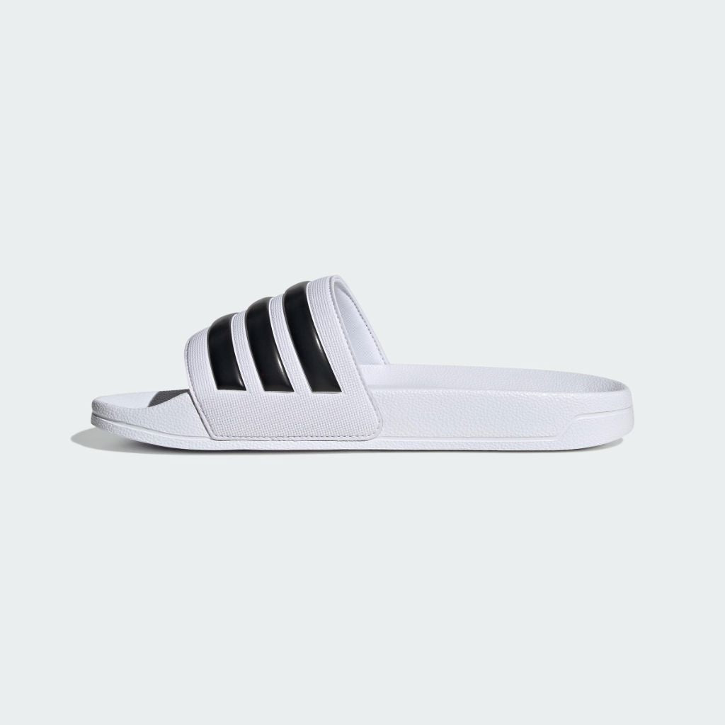 Adidas Unisex Shower Slide Sandal, White/Core Black/White, 17 US Men