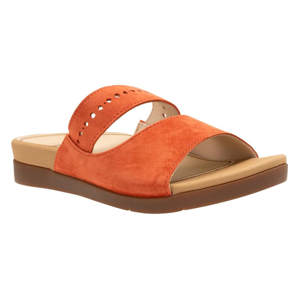 REVITALIGN Women's Corpus Slide Sandals - Rooibos Tea, Size 10