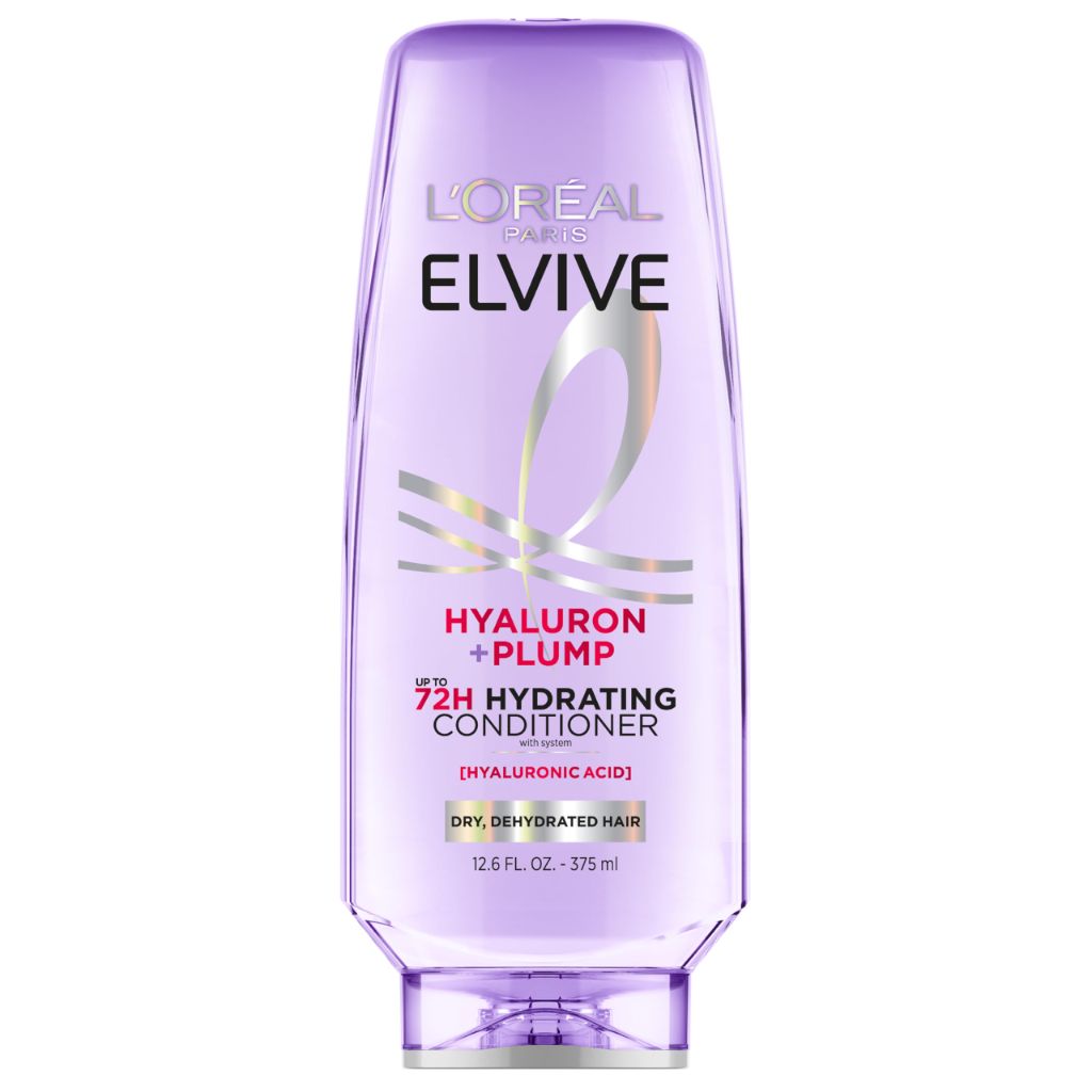 L'Oreal Paris Elvive Hyaluron Plump Hydrating Conditioner for Dehydrated,  12.6 Fl Oz