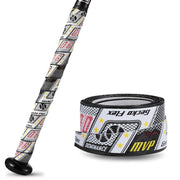 1.1mm Bat Grip Tape, Greek Key Double-Stamping Textured