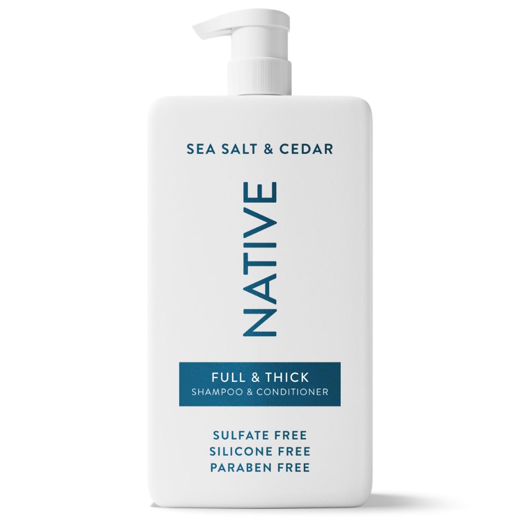 Native Full & Thick 2-in-1 Shampoo & Conditioner - Sea Salt & Cedar, 36 fl. oz.