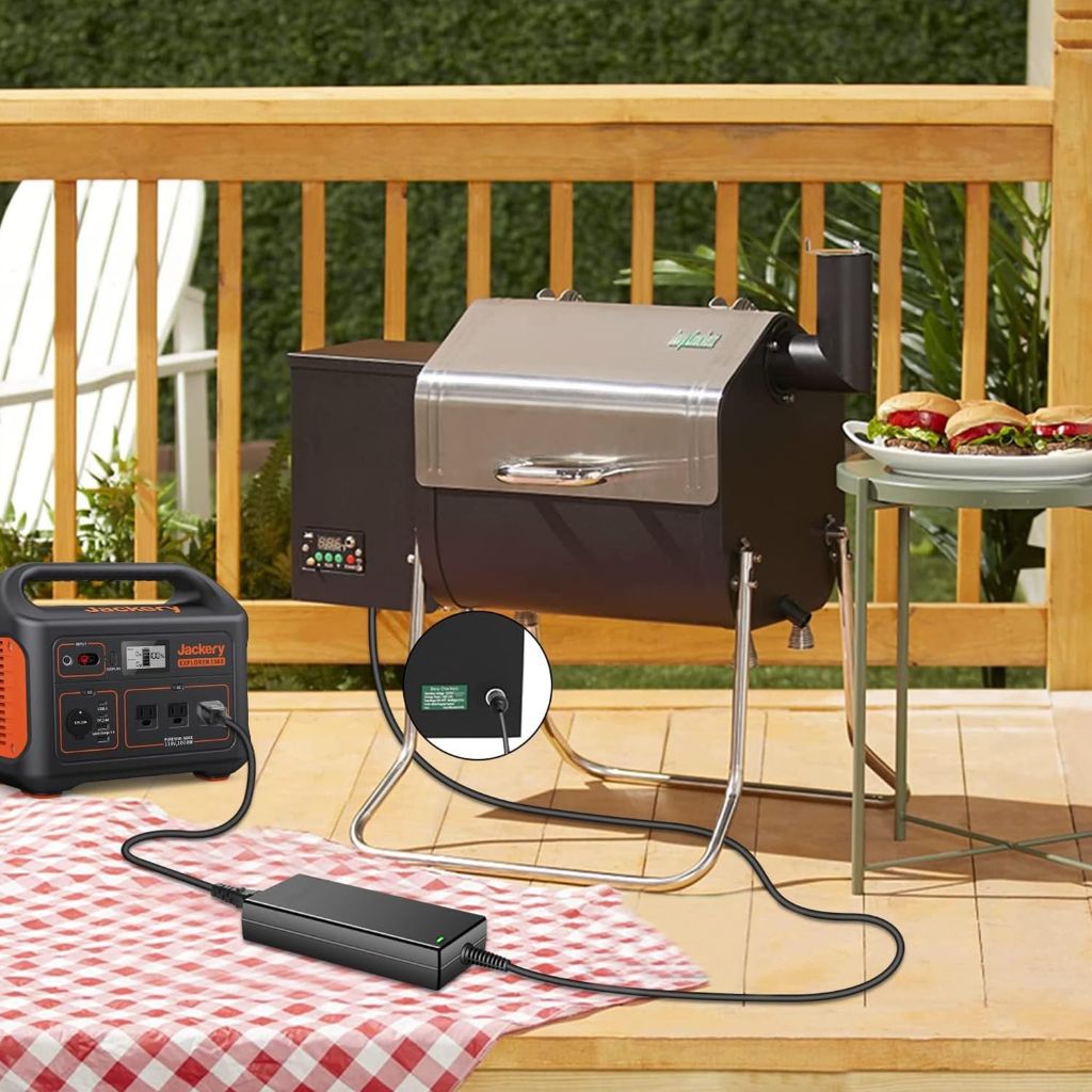 The Tonton 12V 10A Power Supply Converter is an AC/DC adapter