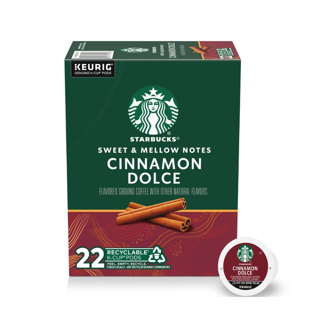 Starbucks Cinnamon Dolce Keurig K-Cup Coffee Pods, 22ct.