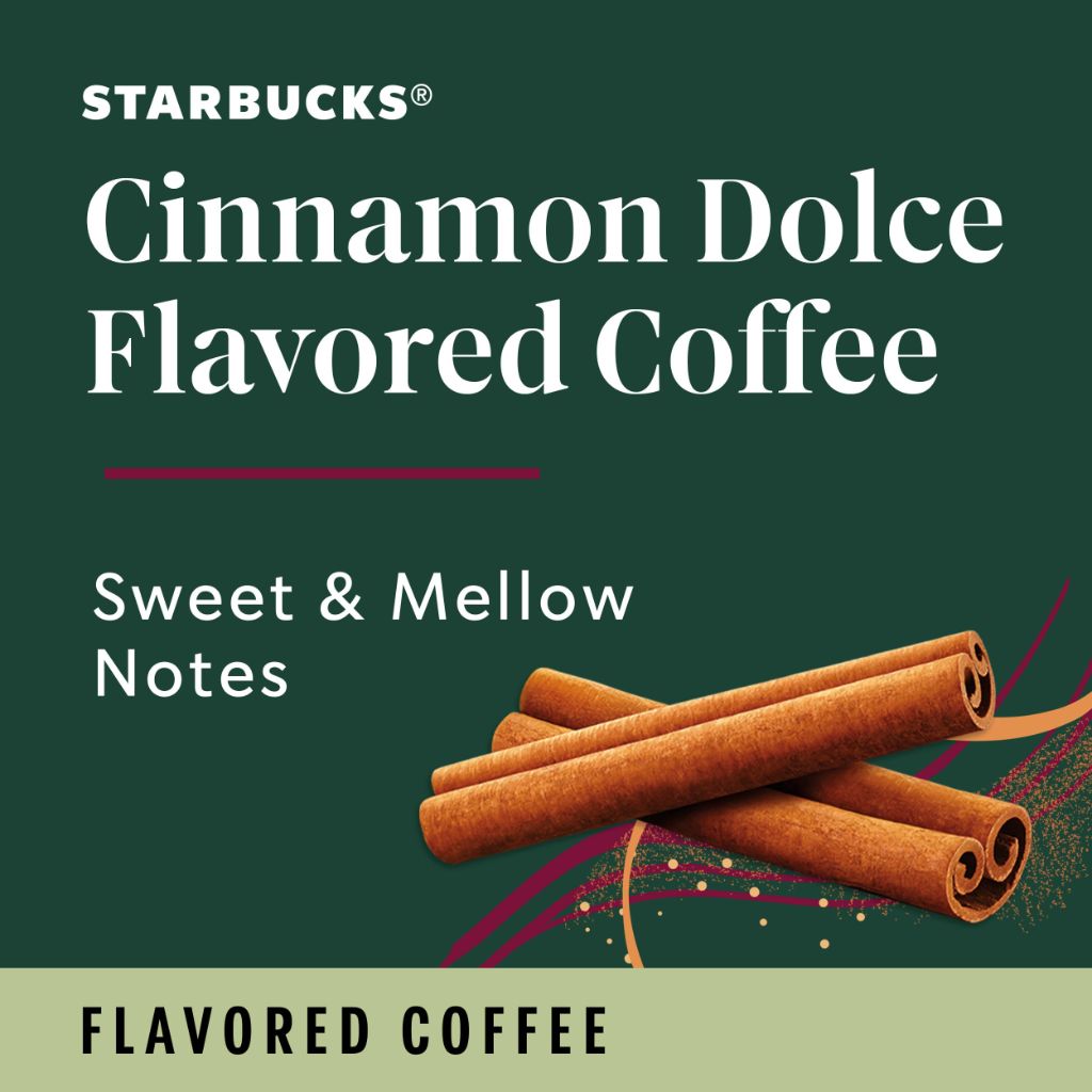 Starbucks Cinnamon Dolce Keurig K-Cup Coffee Pods, 22ct.
