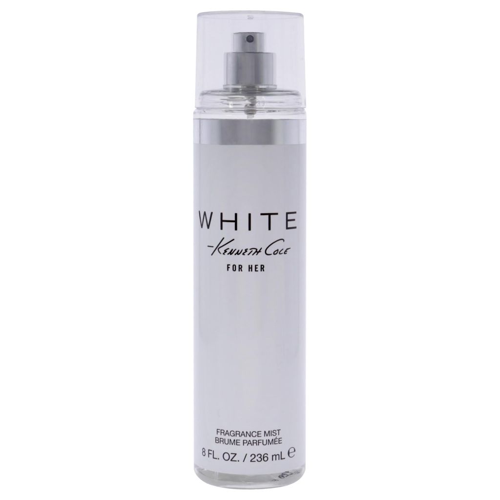 Kenneth Cole | White for Her Body Mist for Women, | Mandarin, Vanilla, Musk, and Orchid | Fragrance, 8 Fl oz