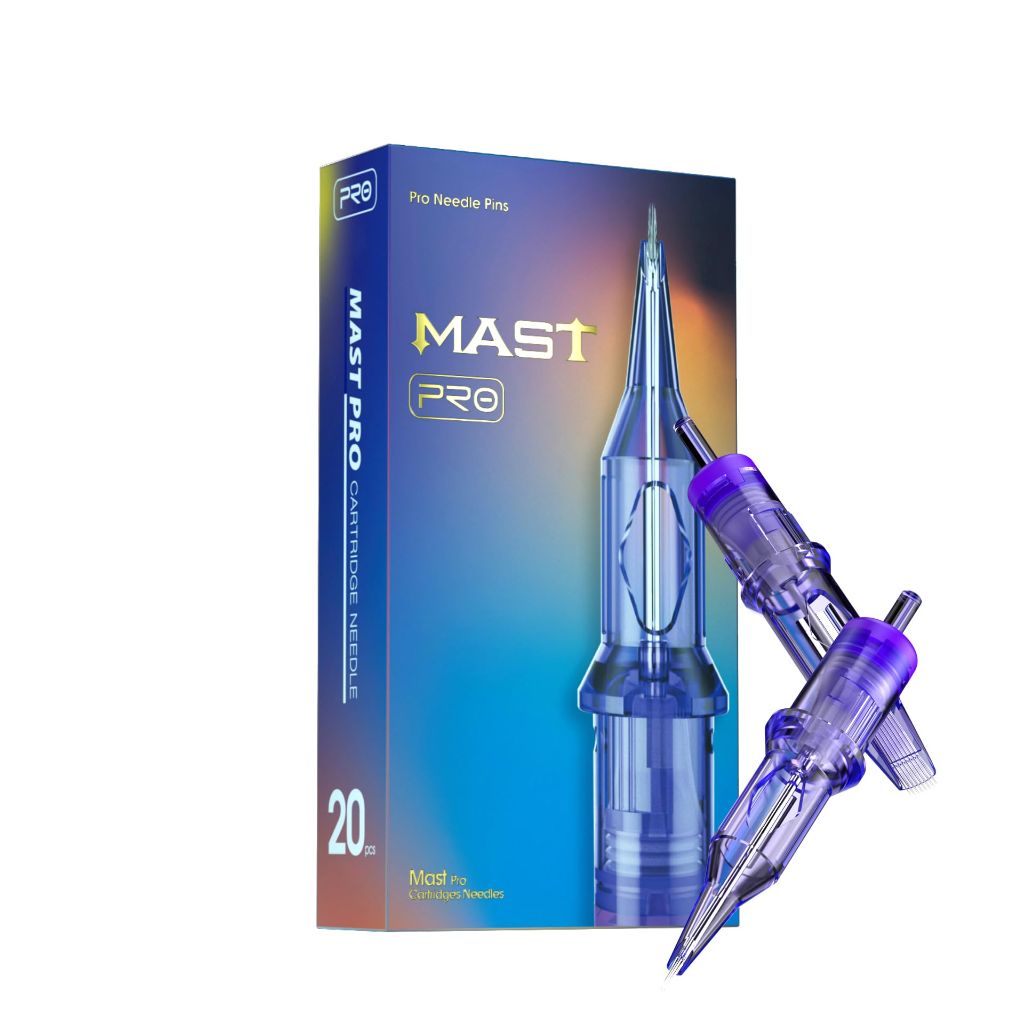 Mast Pro Tattoo Cartridges 20Pcs Disposable Needles Bugpin Round Liner 0603RL