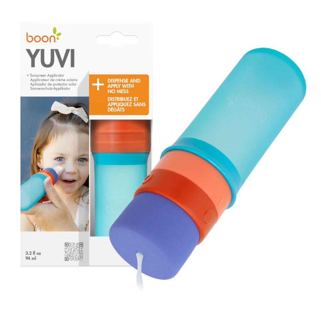 Boon Yuvi Kids Sunscreen Applicator, Refillable/Spill Proof