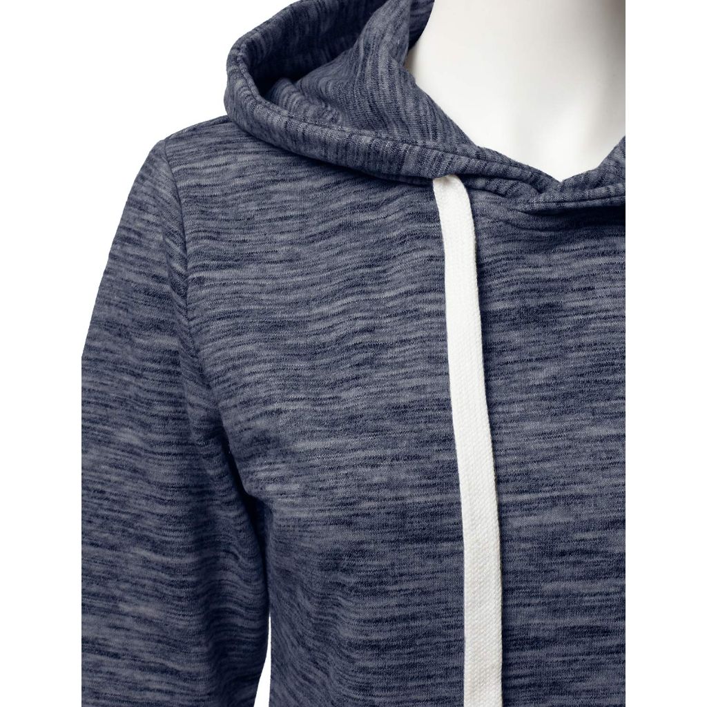 DOUBLJU Women's Basic Lightweight Pullover Sweater - Midnight Navy, XL