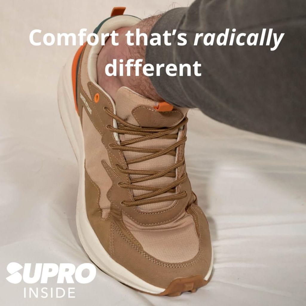 Deer Stags Men’s Gravity Supro Inside Radical Rebound Cushioned Fashion Sneaker - Taupe/Light Taupe, Size 8.5 Wide