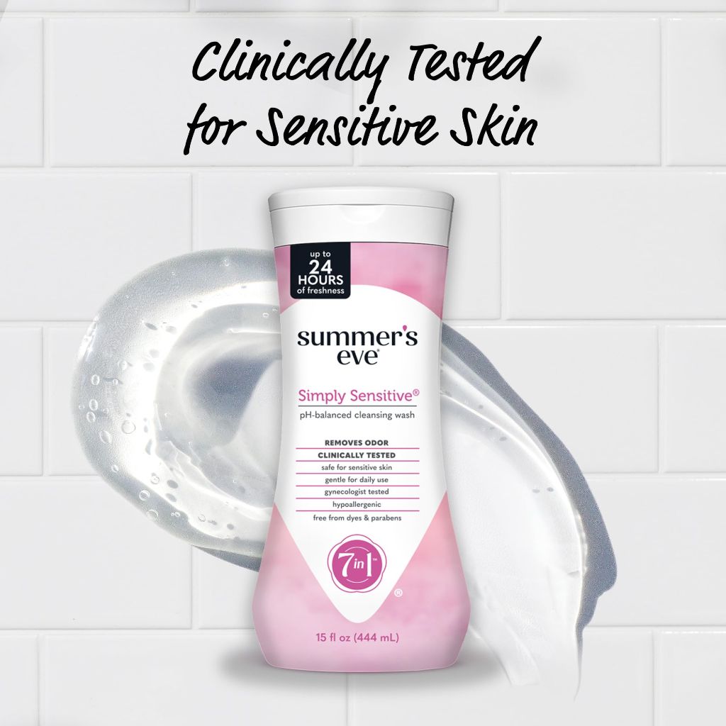 Summer’s Eve Simply Sensitive All-Over Daily Feminine Wash - 15 fl. oz. (3 Pack)