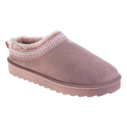 SZ 10, Avalanche Girls Moccasin Slippers | Faux Suede | Cozy Plush Lining- Pink