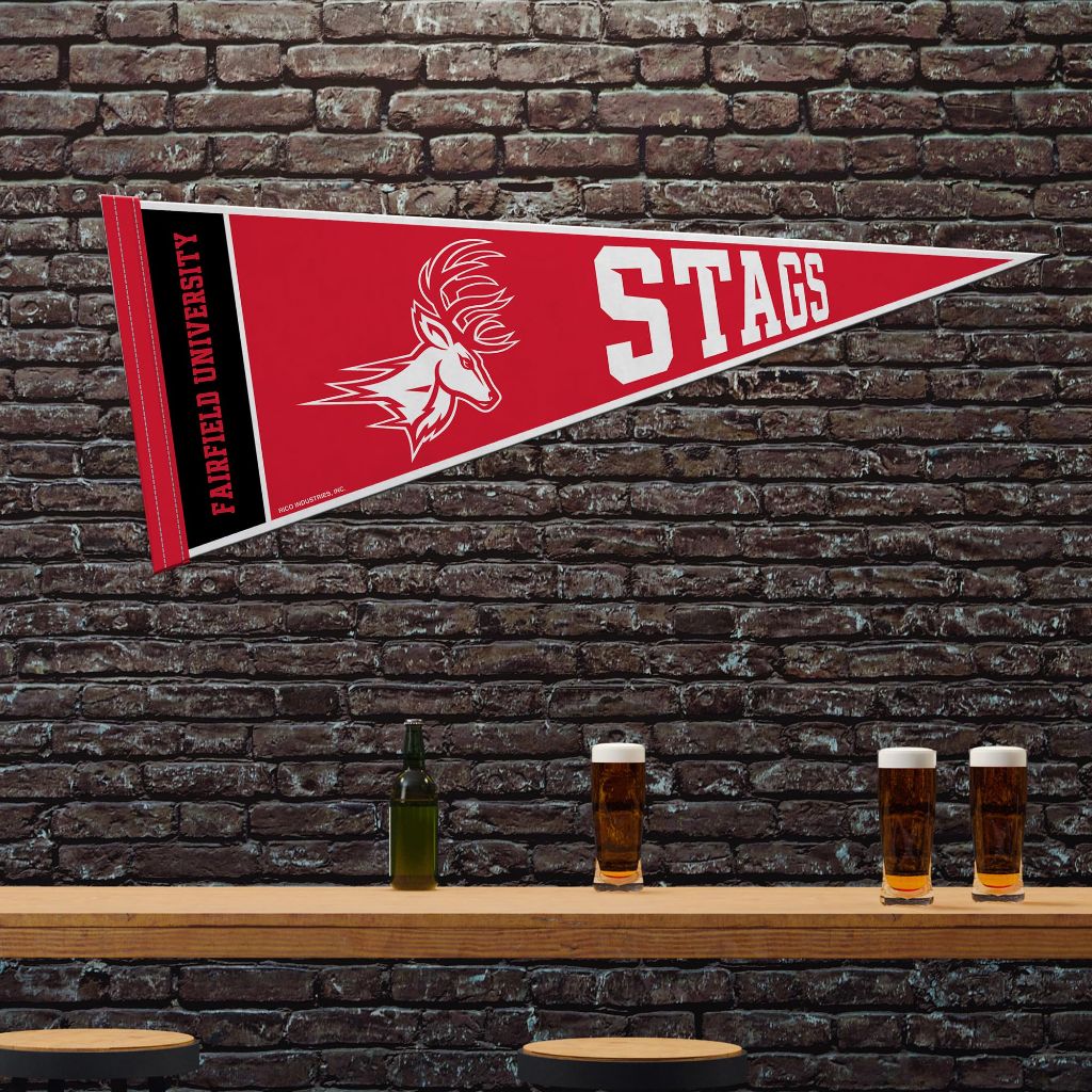 Rico Industries NCAA Fairfield Stags 12" x 30" Felt Wall Décor Pennant