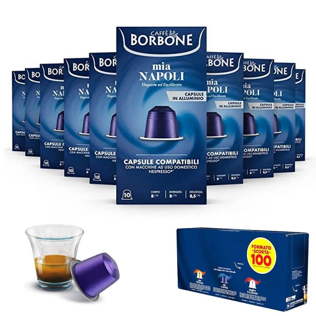 Cafe Borbone - Mia Napoli - Aluminum | 100 Capsules