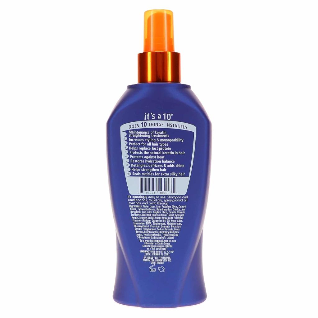 It's a 10 Haircare Miracle Leave-In Conditioner Spray w/Keratin - 10 oz. (3 Pack)