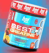 BPI Sports Best Creatine Monohydrate Powder - Fruit Punch, 50 Servings