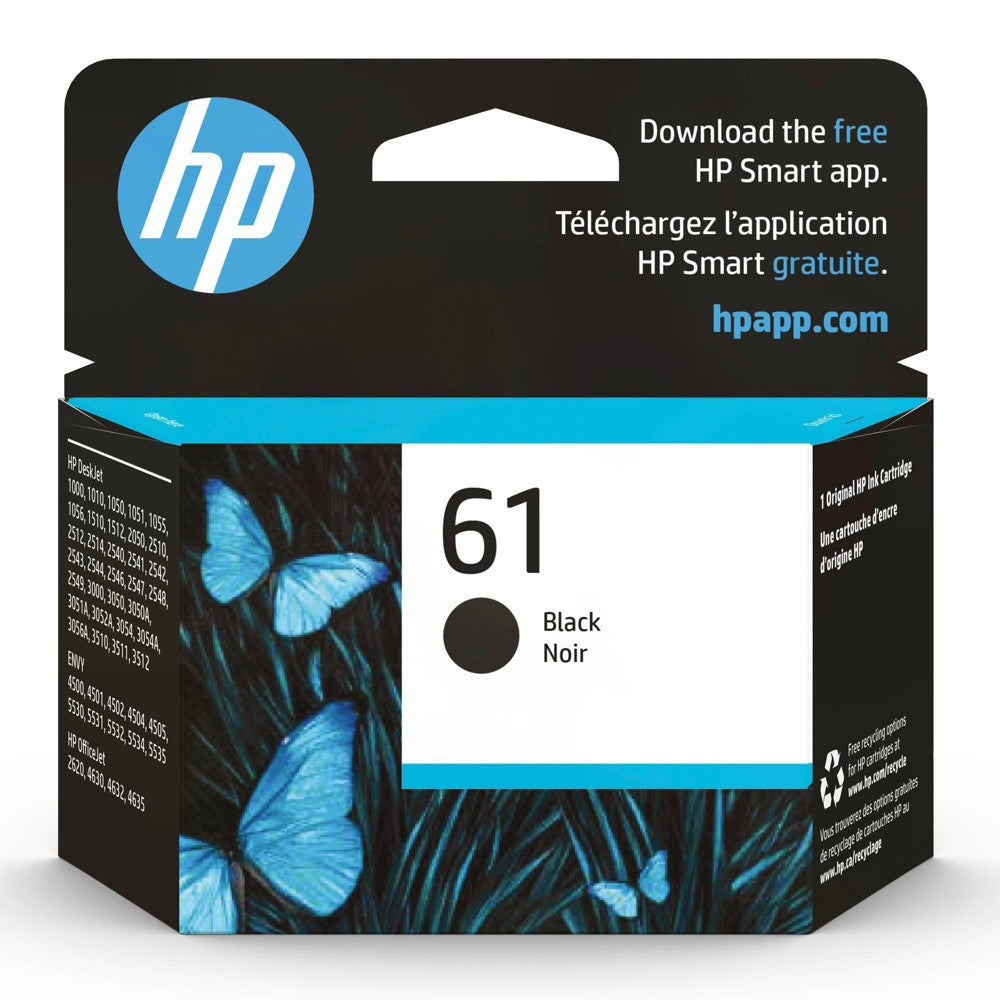HP 61 Standard Yield Ink Cartridge - Black (CH561WN)