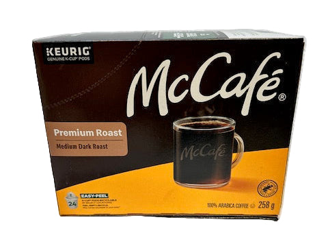 McCafé Premium Roast Medium Dark Keurig K-Cup Coffee Pods, 24ct