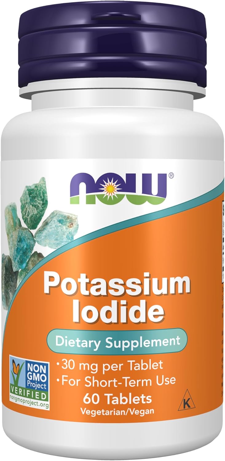 Now Foods Supplements Potassium Iodide, 30mg - 60 Tablets
