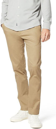 Dockers Men's Stretch Khakis Casual Pants - New British Khaki, 36W x 34L