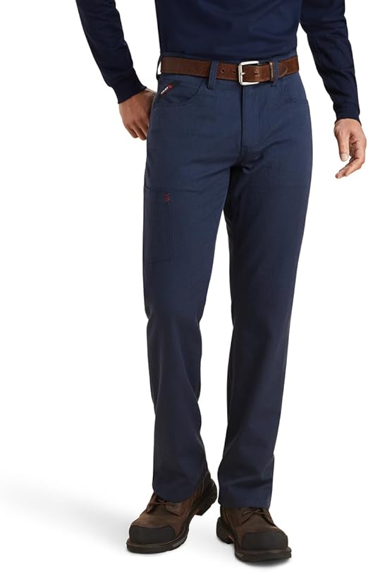 Ariat Men's Flame Resistant M4 Relaxed Crossfire Bootcut Pants - Navy, 46/30