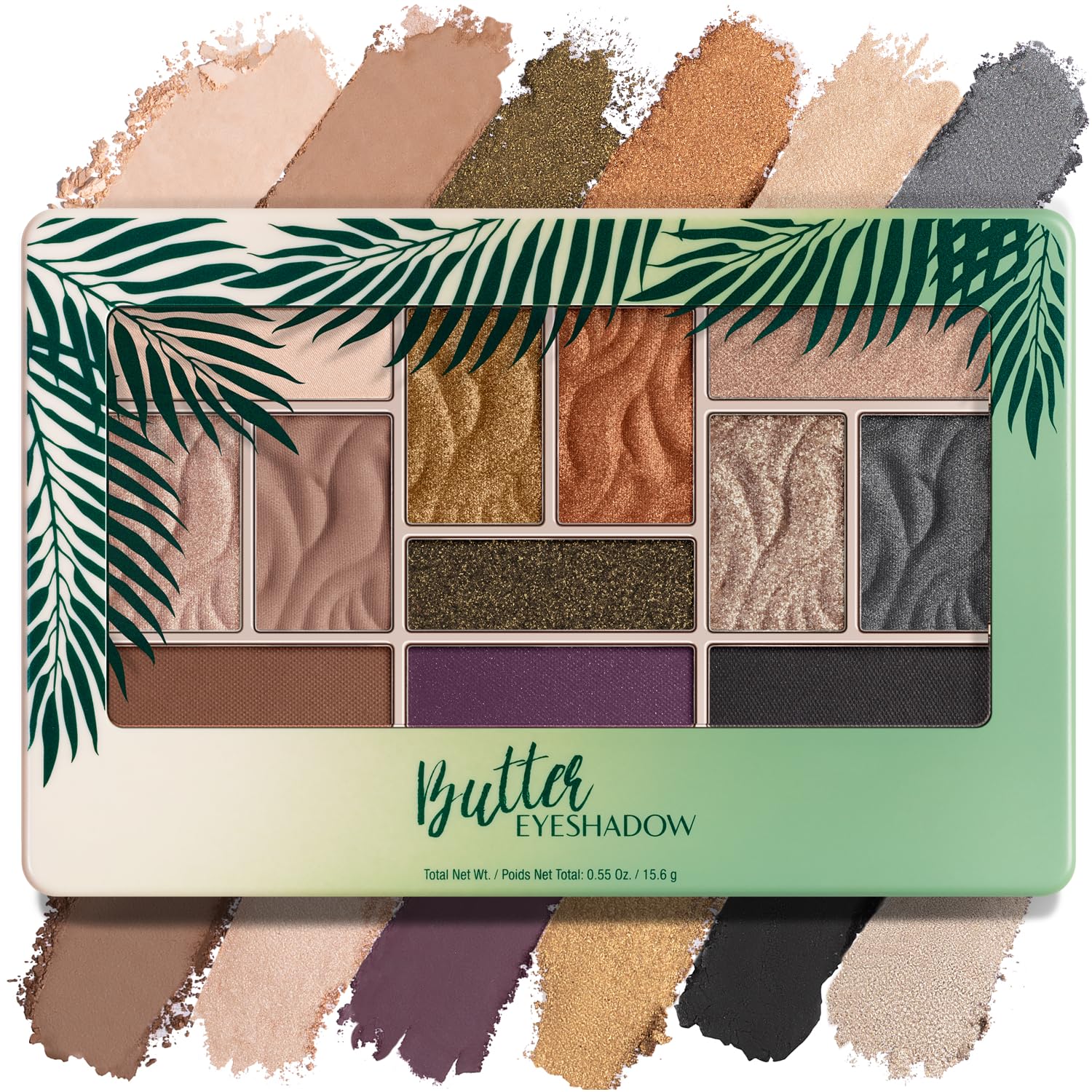 Physicians Formula Murumuru Butter Eyeshadow, 12 Ultra-Creamy Shades - Sultry Nights