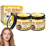 Bee Venom Skin Restoration Cream, Wrinkle Removal, Repair Elasticity, Comprehensive Moisturizer for All Skin Types - 2 Pack