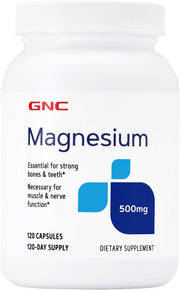 GNC Magnesium 500mg - 120 Capsules