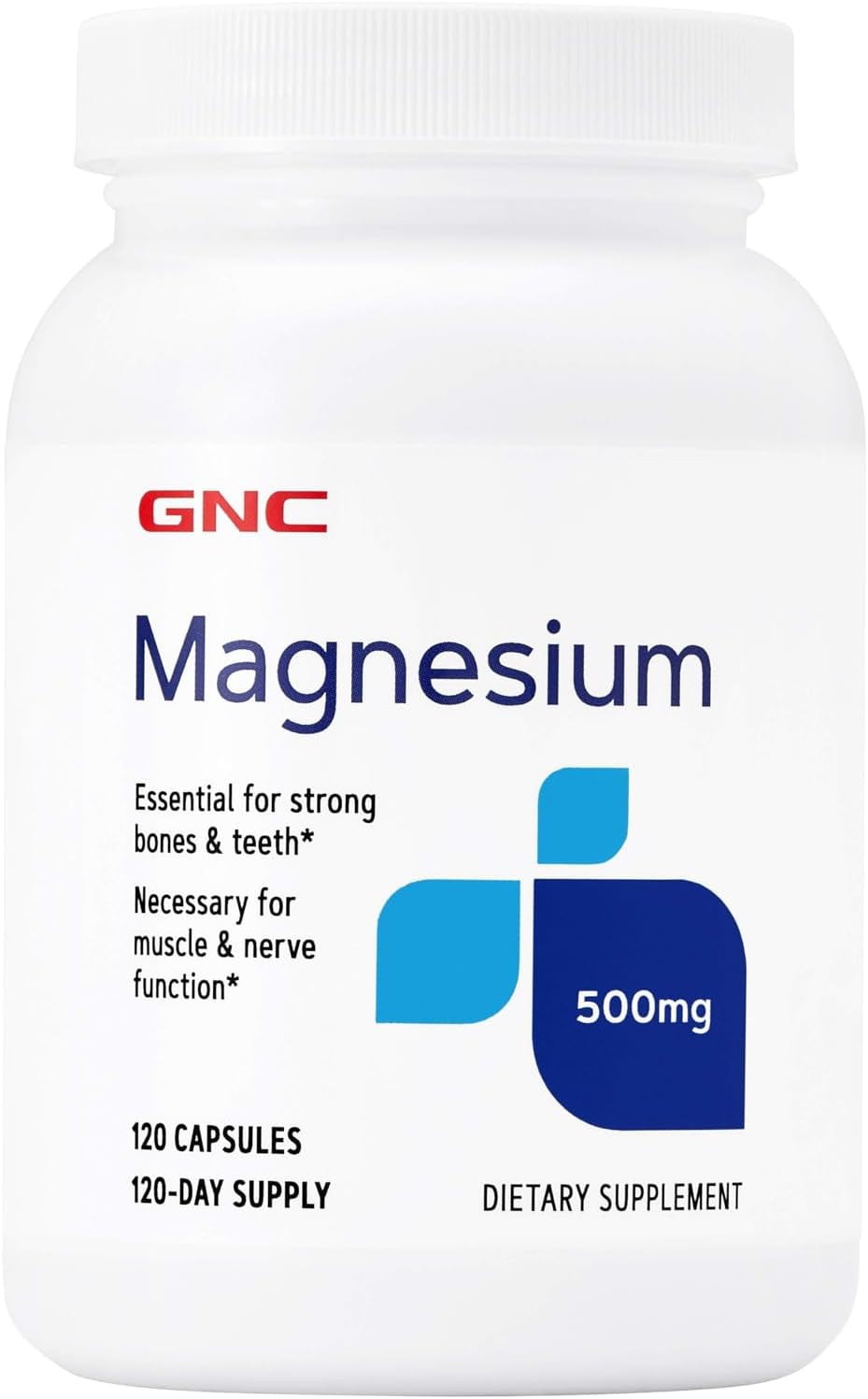 GNC Magnesium 500mg - 120 Capsules