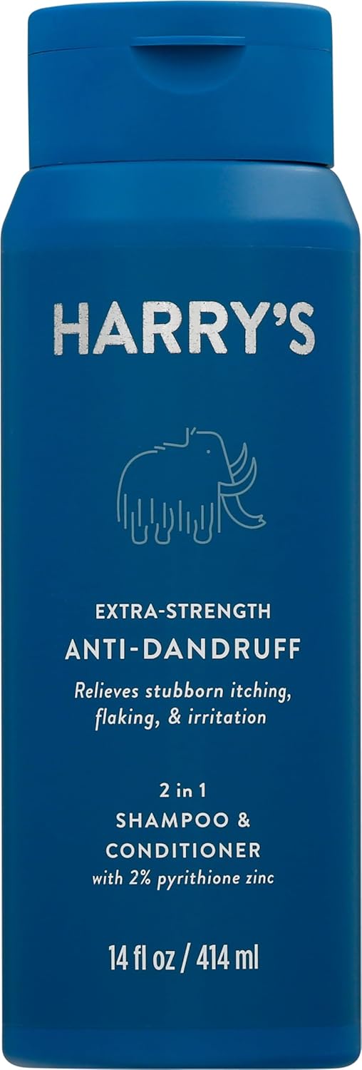 Harry's 2-in-1 Anti-Dandruff Shampoo & Conditoner for Men, 14 fl oz