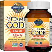 Garden of Life Vitamin Code Raw D3 5000 IU - 60 Capsules