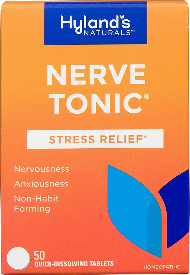 Hyland's Naturals Nerve Tonic Stress Relief Quick-Dissolving Tablets - 50ct.