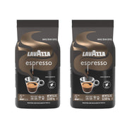 Lavazza Espresso Medium Roast Whole Bean Coffee, 2.2 lb Bag (Pack of 2)
