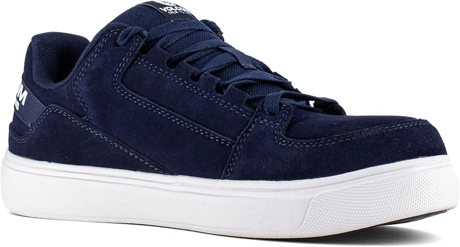 Volcom Men's Evolve High Top SD Comp Toe Suede Shoes - Blue, Size 8.5