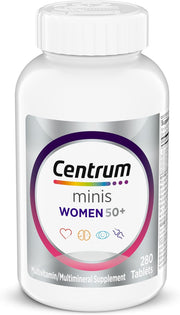 Centrum Minis Silver Women's 50 Plus Complete Multivitamin - 280 Tablets