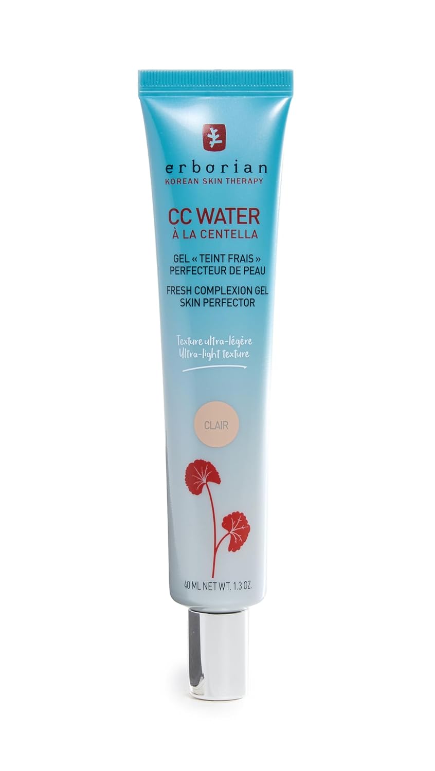 Erborian CC Water Fresh Complexion Skin Perfector Gel with Hyaluronic Acid (Clair) - 1.3 fl. oz.