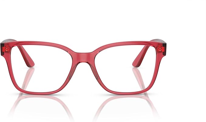 Vogue Women's VO5452 3084 Eyewear Frames - Transparent Red, 53/17/140