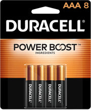 Duracell Coppertop 1.5V Power Boost Alkaline Batteries - AAA - 8 Pack