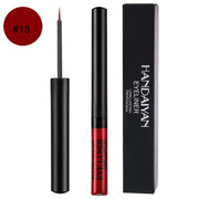Handaiyan Liquid Eyeliner, Long-Lasting Matte Finish - #18 Dark Red