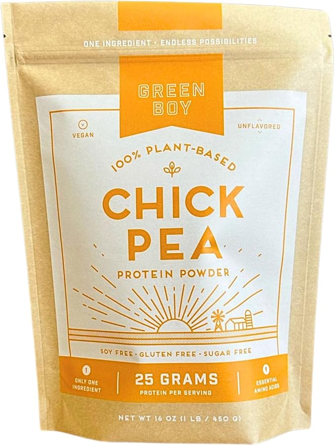 Green Boy Chickpea Plant-Based Protein Powder - 1lb