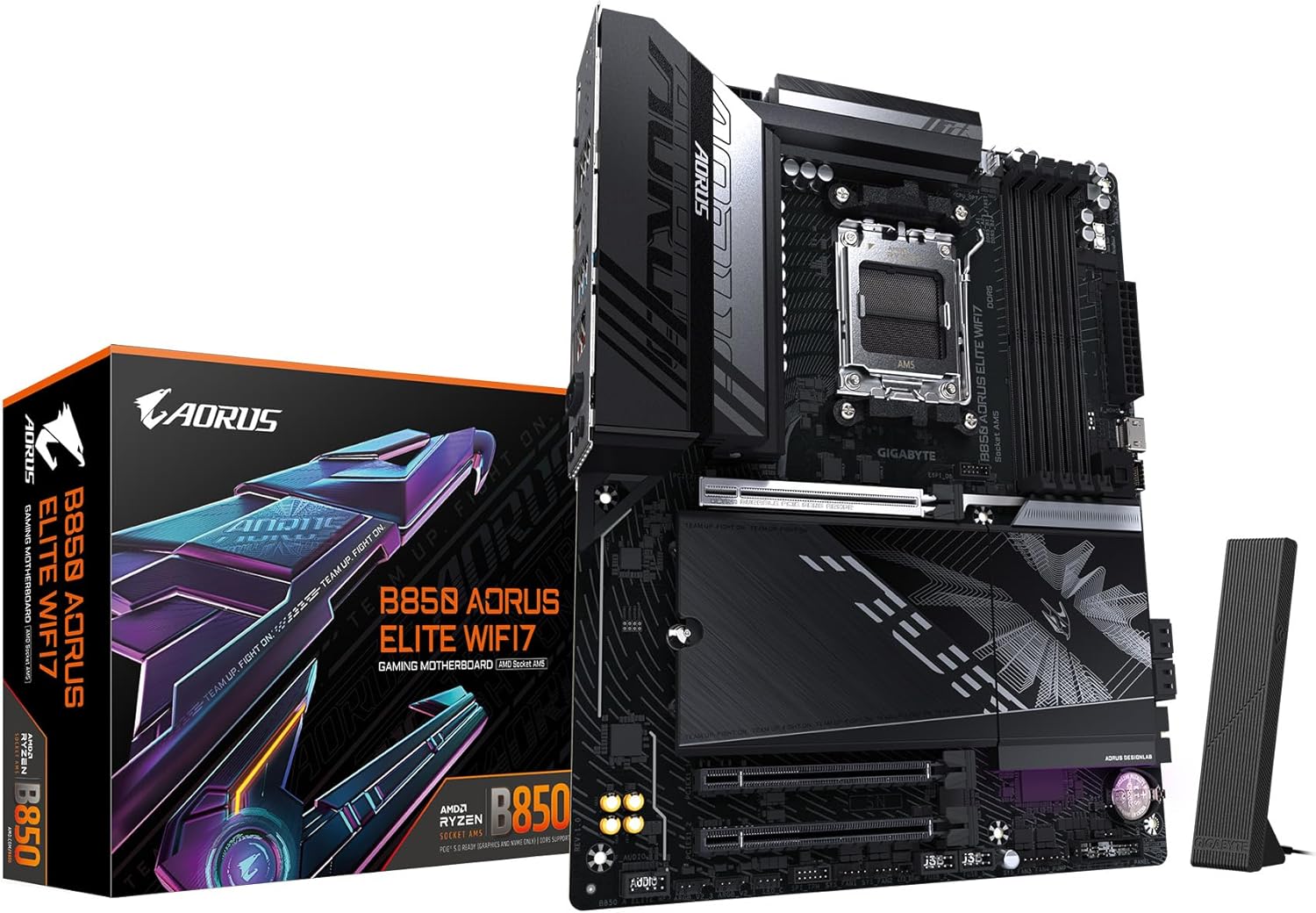 Gigabyte B850 Aorus Elite WIFI7 (Socket AM5) DDR5 ATX Motherboard