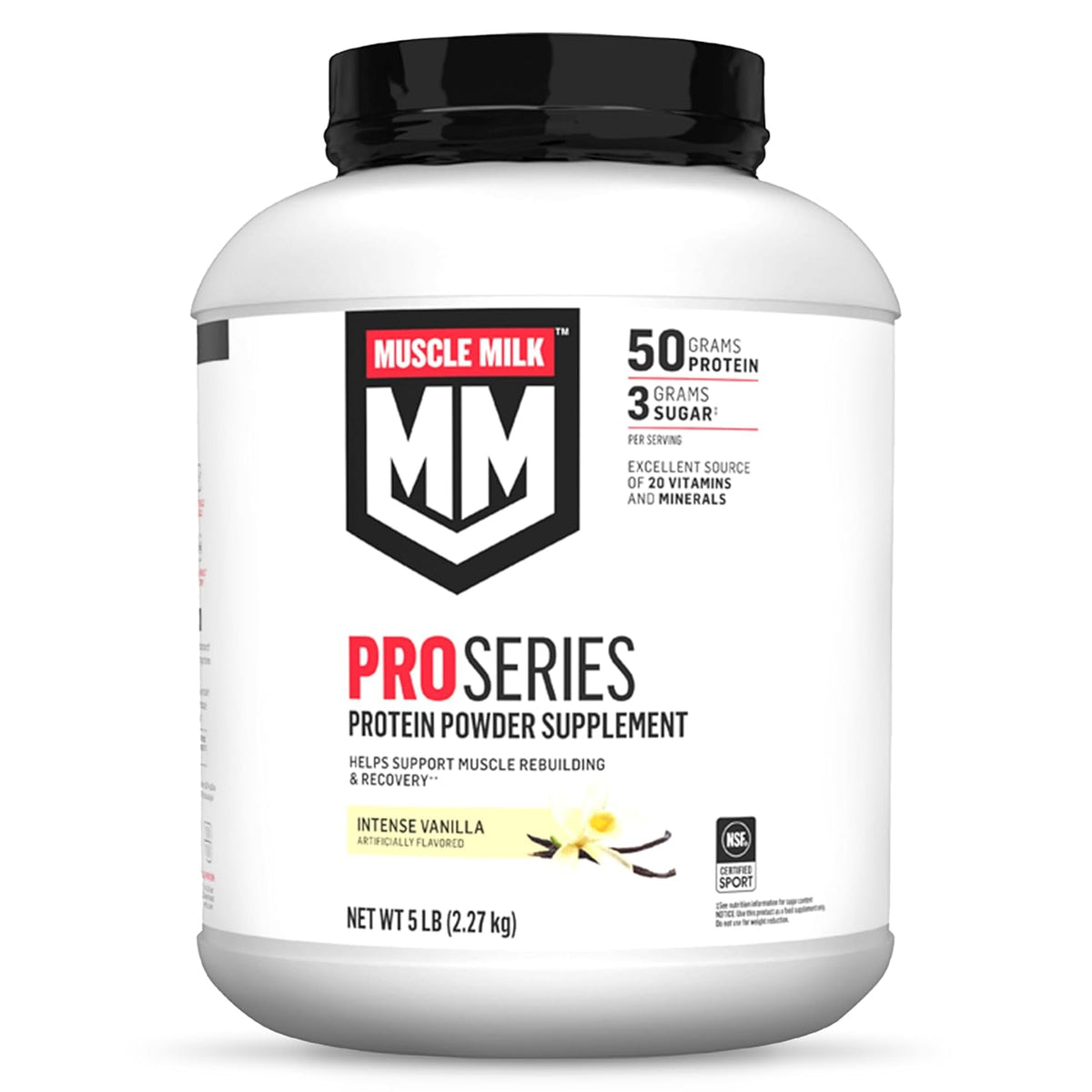Powder Pr Pro Muscle Milk Pro Series Protein Powder, Intense Vanilla - 5 Lb. – Blitzstock