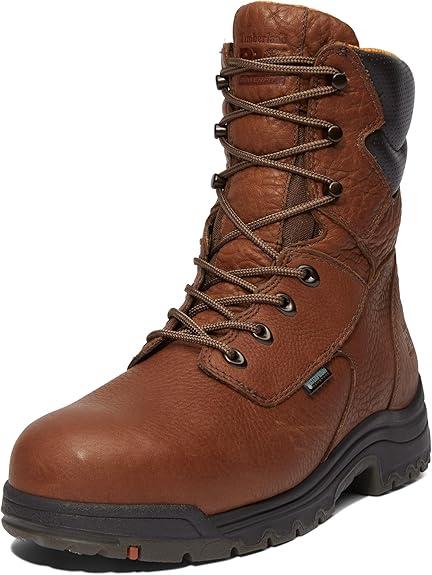 Timberland PRO Men's Barstow Wedge Alloy Steel Toe Work Boot - Cappuccino Brown - Size 11 Wide