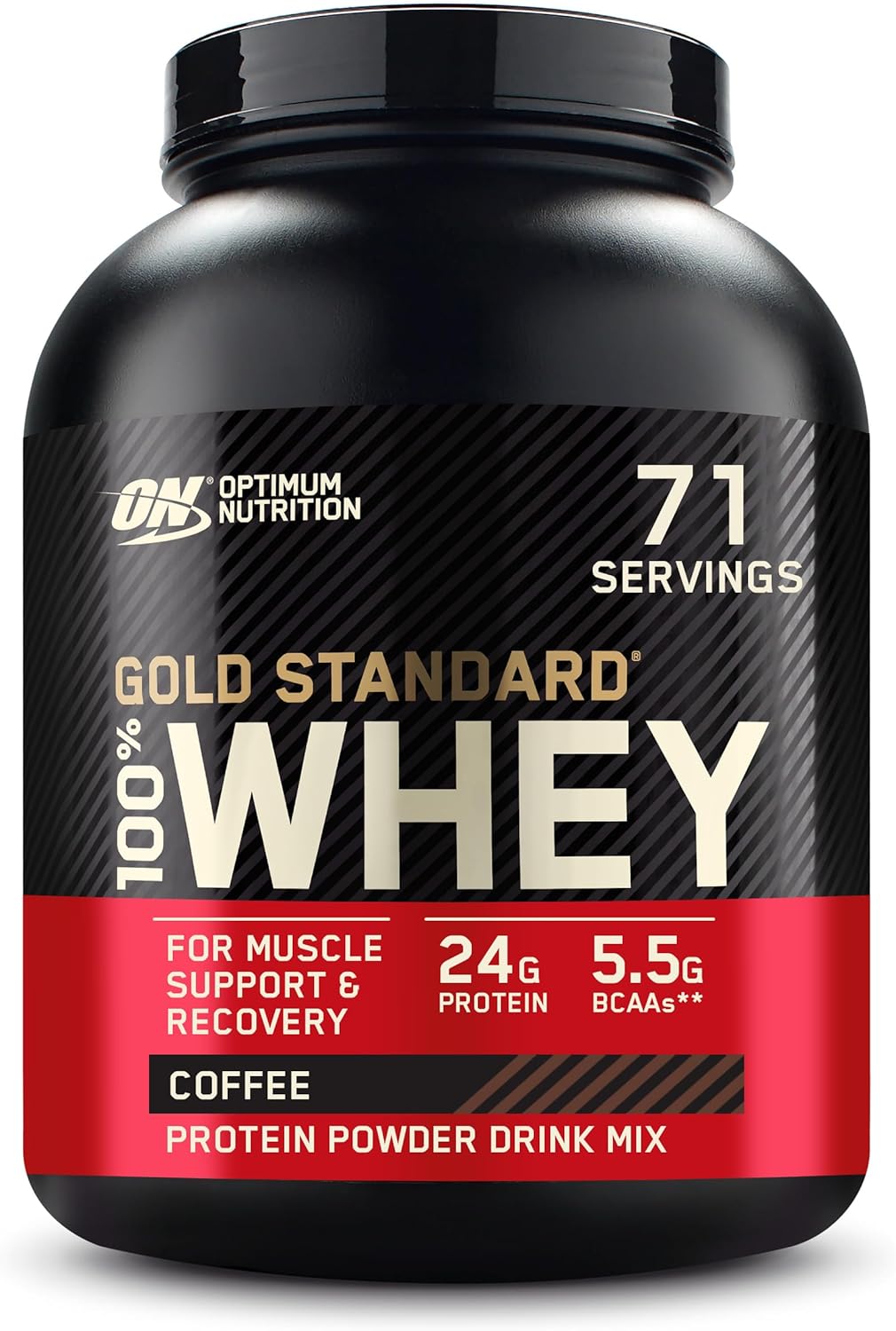 Optimum Nutrition Gold Standard 100% Whey Protein Powder - Coffee, 5 lb.