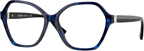 Valentino Women's VA3073 5031 Eyewear Frames - Blue Havana 55/15/140