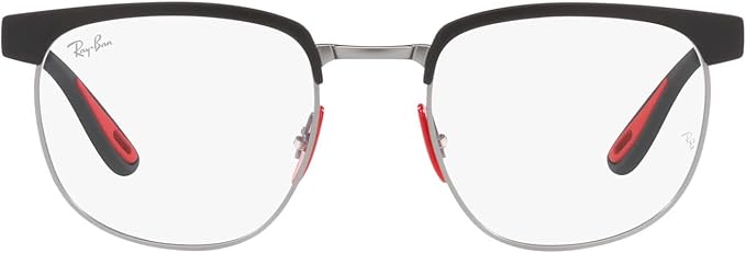 Ray-Ban Unisex RX3698VM F041 Scuderia Ferrari Eyewear Frames - Matte Black on Matte Gunmetal, 51/20/145