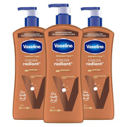 Vaseline Intensive Care Cocoa Radiant Body Lotion for Dry Skin - 20.3 fl oz (3 Pack)