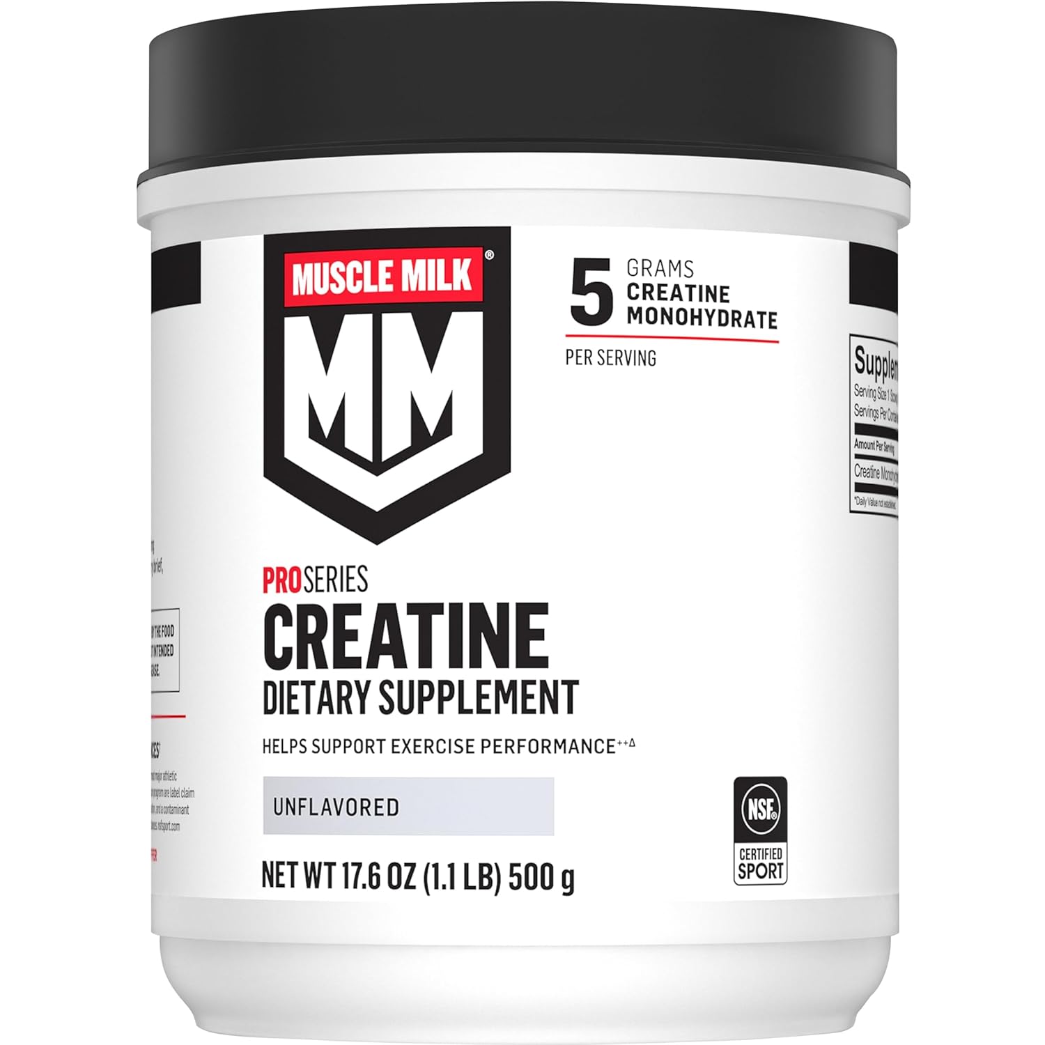Muscle Milk Pro Series Creatine Monohydrate Powder - Unflavored, 1.1lbs