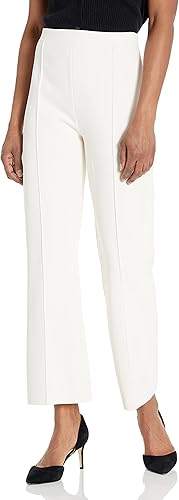 Theory Women's Compact Crepe Pull On Flared Pants - Wax, Size L