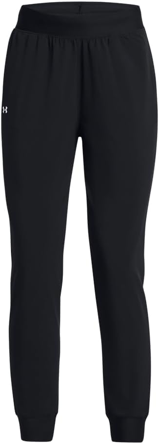 Under Armour Women's Rival Armoursport Woven Pants - Black, Size Medium