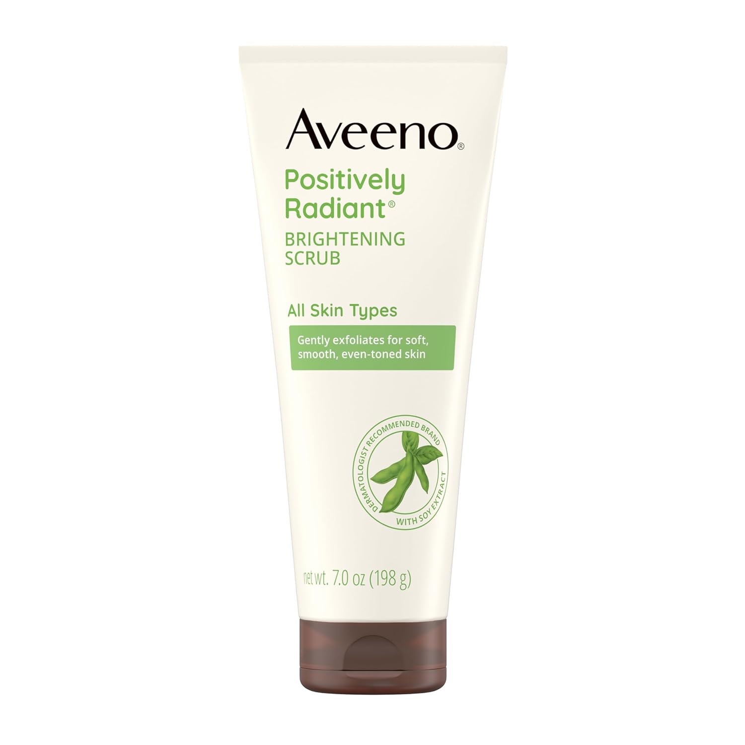 Aveeno Positively Radiant Brightening & Exfoliating Face Scrub - 7 oz